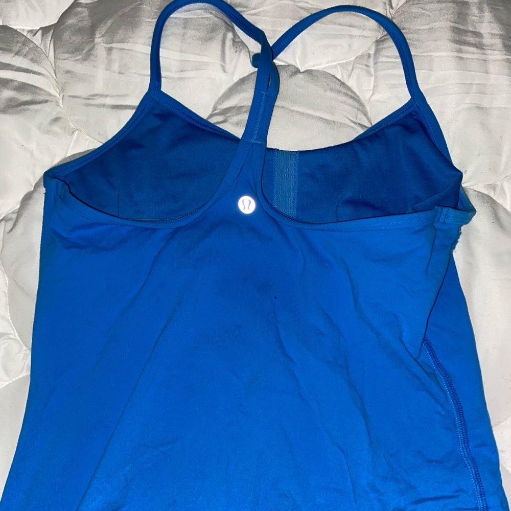 Lululemon blue tank top